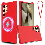 Ripple Pattern Liquid Silicone Case for Samsung Galaxy S26 Series