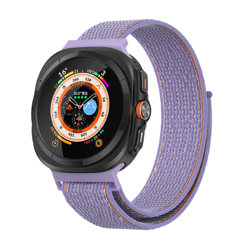 Breathable Nylon Sport Loop Watchband for Samsung Galaxy Watch Ultra and Samsung Galaxy Watch Ultra (2025)