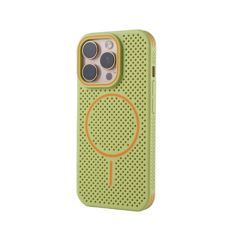 Ultra-Thin Honeycomb Mesh Cooling MagSafe Case for iPhone 16 Series