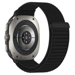 Elastic Nylon Velcro Watch Strap with Breathable Woven Design for Samsung Galaxy Watch 9