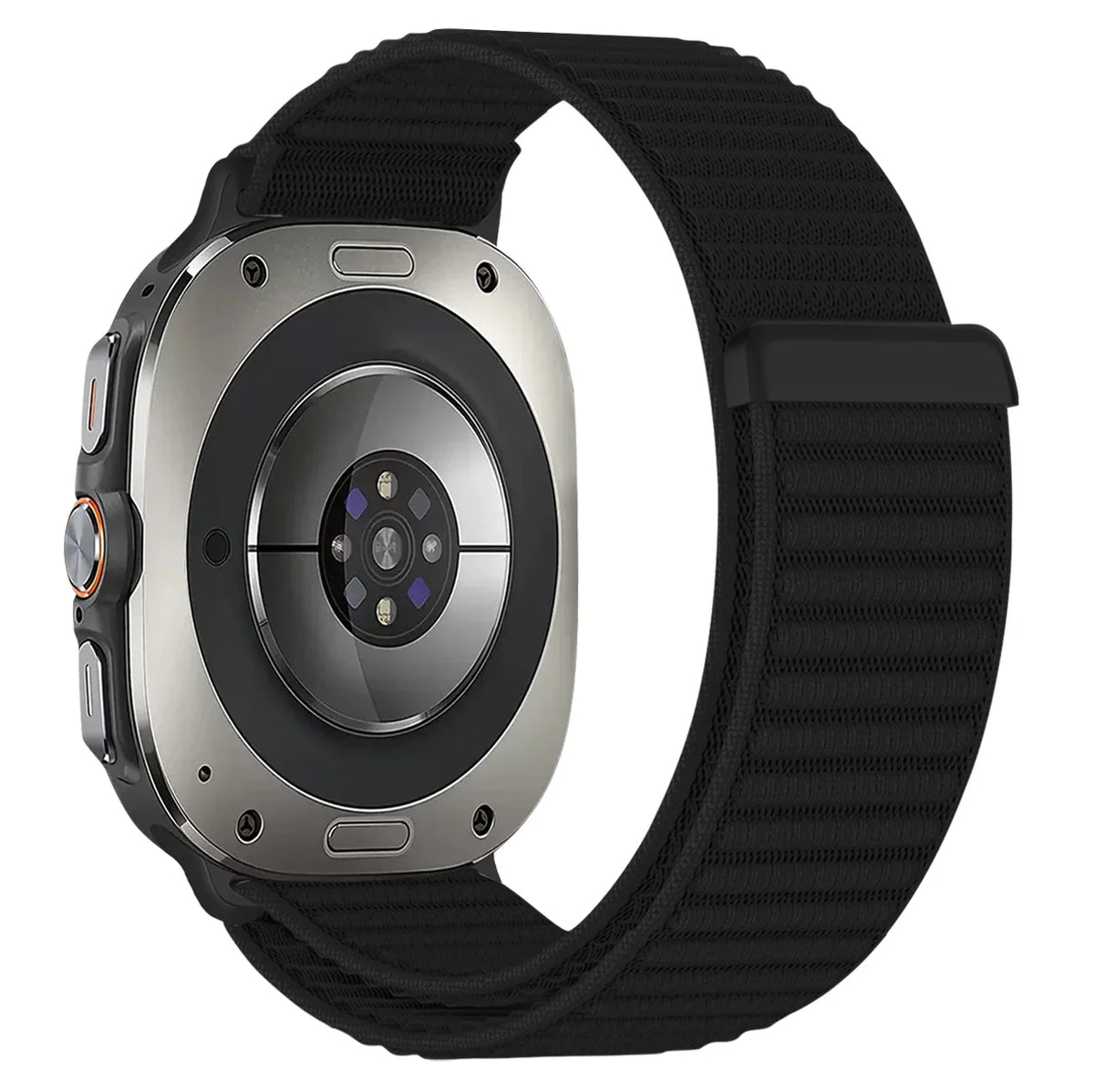 Elastic Nylon Velcro Watch Strap with Breathable Woven Design for Samsung Galaxy Watch 9