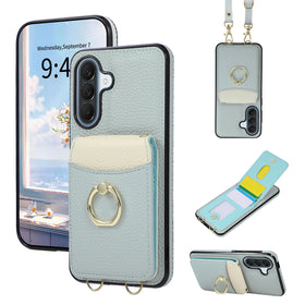 Detachable Crossbody Leather Wallet Case for Samsung Galaxy A16