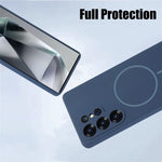 Shockproof Liquid Silicone Magnetic Case for Samsung Galaxy S25 Series