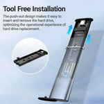 KEBIDUMEI Tool-Free M.2 SSD External Enclosure USB 3.2