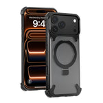 Durable Aluminum Alloy Shockproof Magnetic Case with Ring Holder for iPhone 17 Series