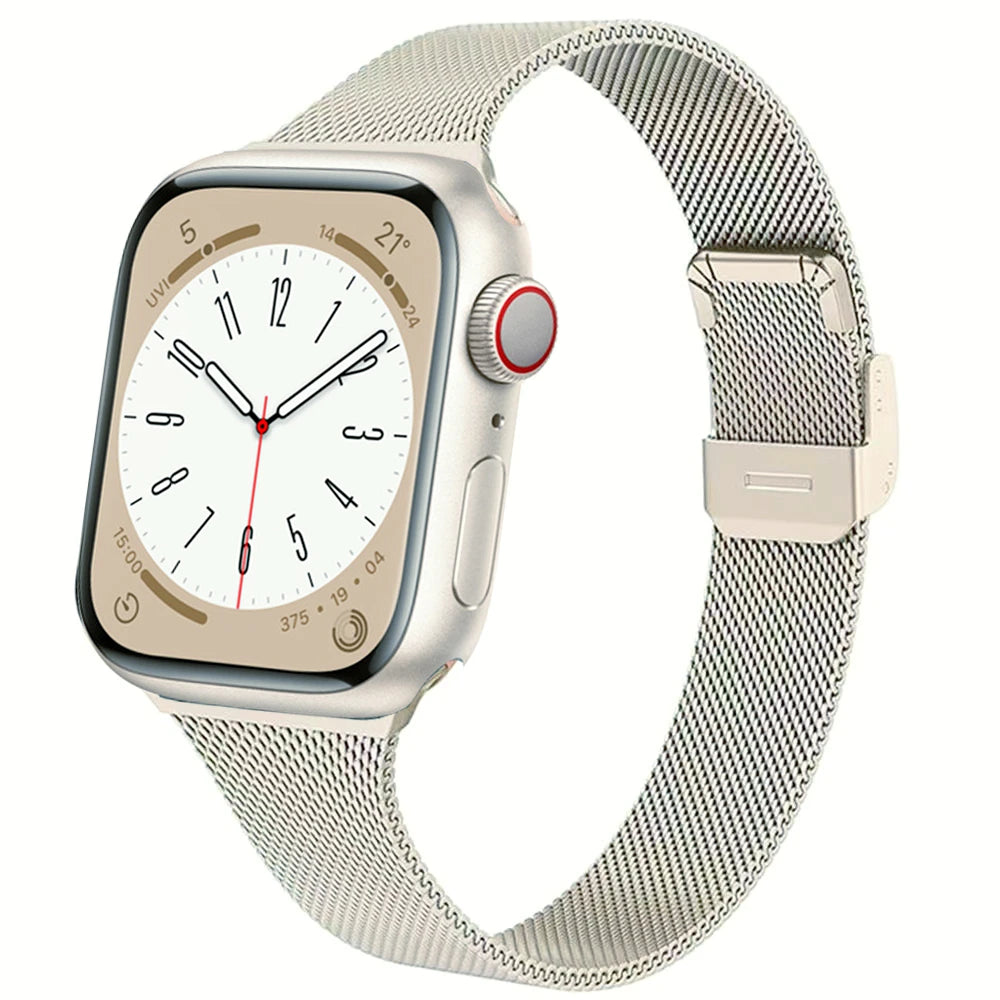 Premium Slim Milanese Loop Metal Band for Apple Watch