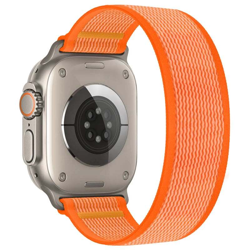 Braided Nylon Elastic Solo Loop Strap for Apple Watch