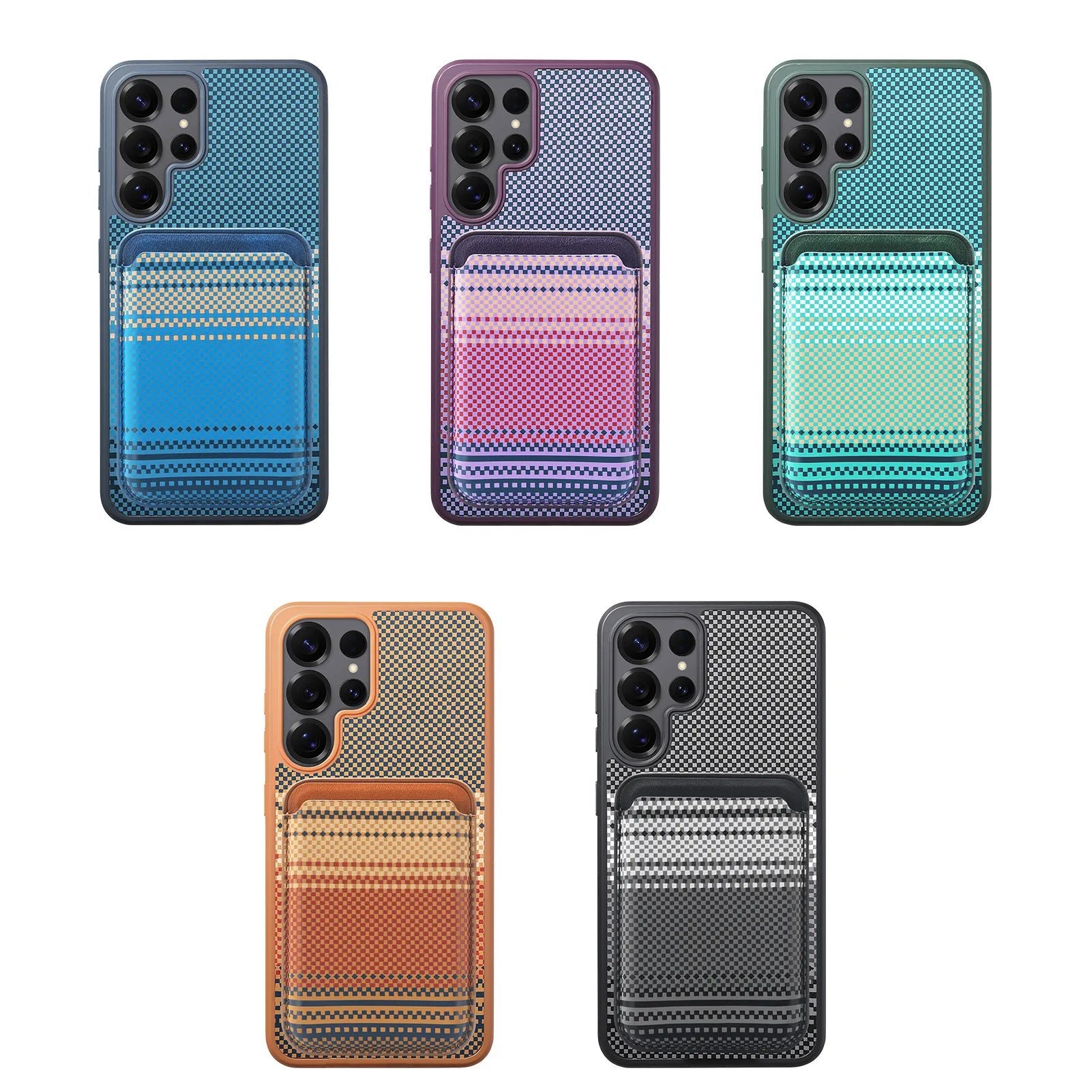 Magnetic Gradient Case with Detachable Wallet for Samsung Galaxy S26 Series