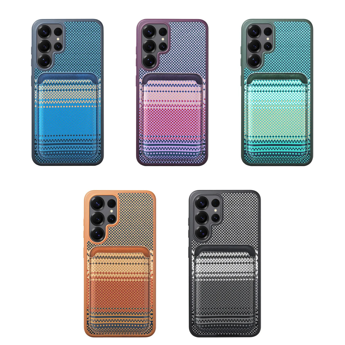 Magnetic Gradient Case with Detachable Wallet for Samsung Galaxy S26 Series