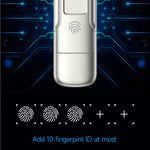 High-Speed USB 3.2 Gen 2 Flash Drive with Fingerprint & AES256 Security