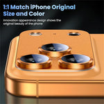 iPhone 17 Series Camera Lens Metal Cover with Protective Glass