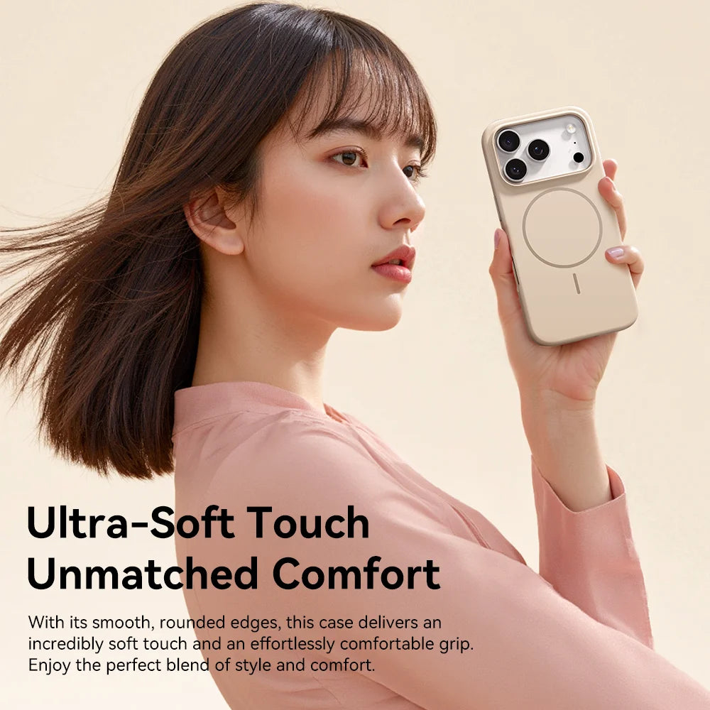 Ultra Soft Touch Armor MagSafe Protective Case for iPhone 17 Pro & Pro Max