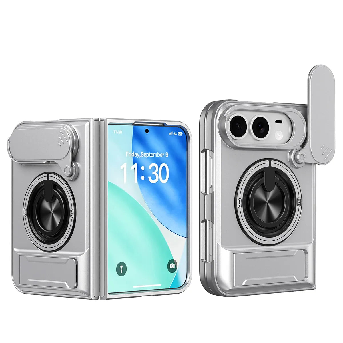 Sliding Camera Lens Protector Case for iPhone Duo