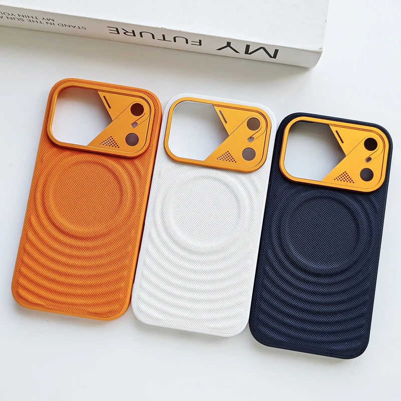 Elegant Wave Texture MagSafe Case for iPhone 17 Pro & Pro Max