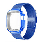 Milanese Loop Band with Protective Case for Apple Watch
