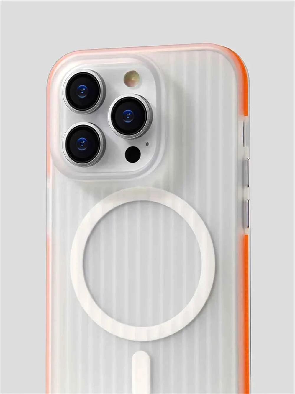 Corrugated Pattern MagSafe Case for iPhone 15 Series