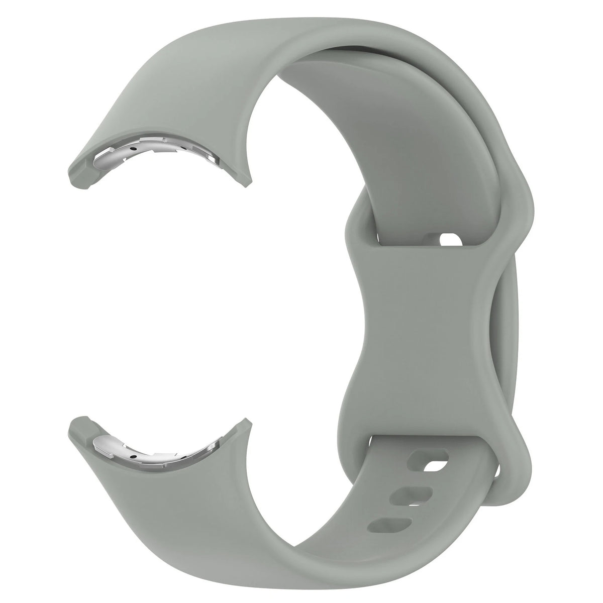Silicone Quick-Release Watch Band with 8-Shape Anchor Connector for Google Pixel Watch 4