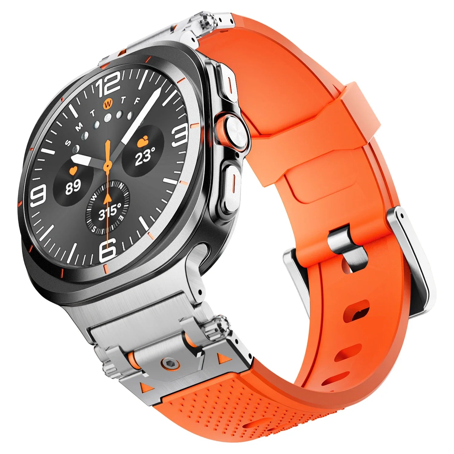 Rugged TPU Silicone Band for Samsung Galaxy Watch Ultra