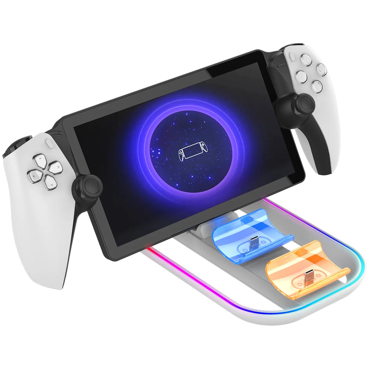 PlayStation Portal & Controller Charging Dock with RGB Lighting and 3 Ports