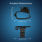 Racing Game Steering Wheel Attachment for PlayStation 5 Controller