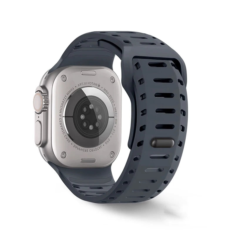 Premium Silicone Breathable Band for Apple Watch