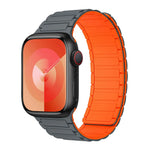 Silicone Replacement Strap with Magnetic Closure for Apple Watch