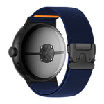 Parachute-Style Nylon Watch Band with Adjustment Teeth for Google Pixel Watch 3