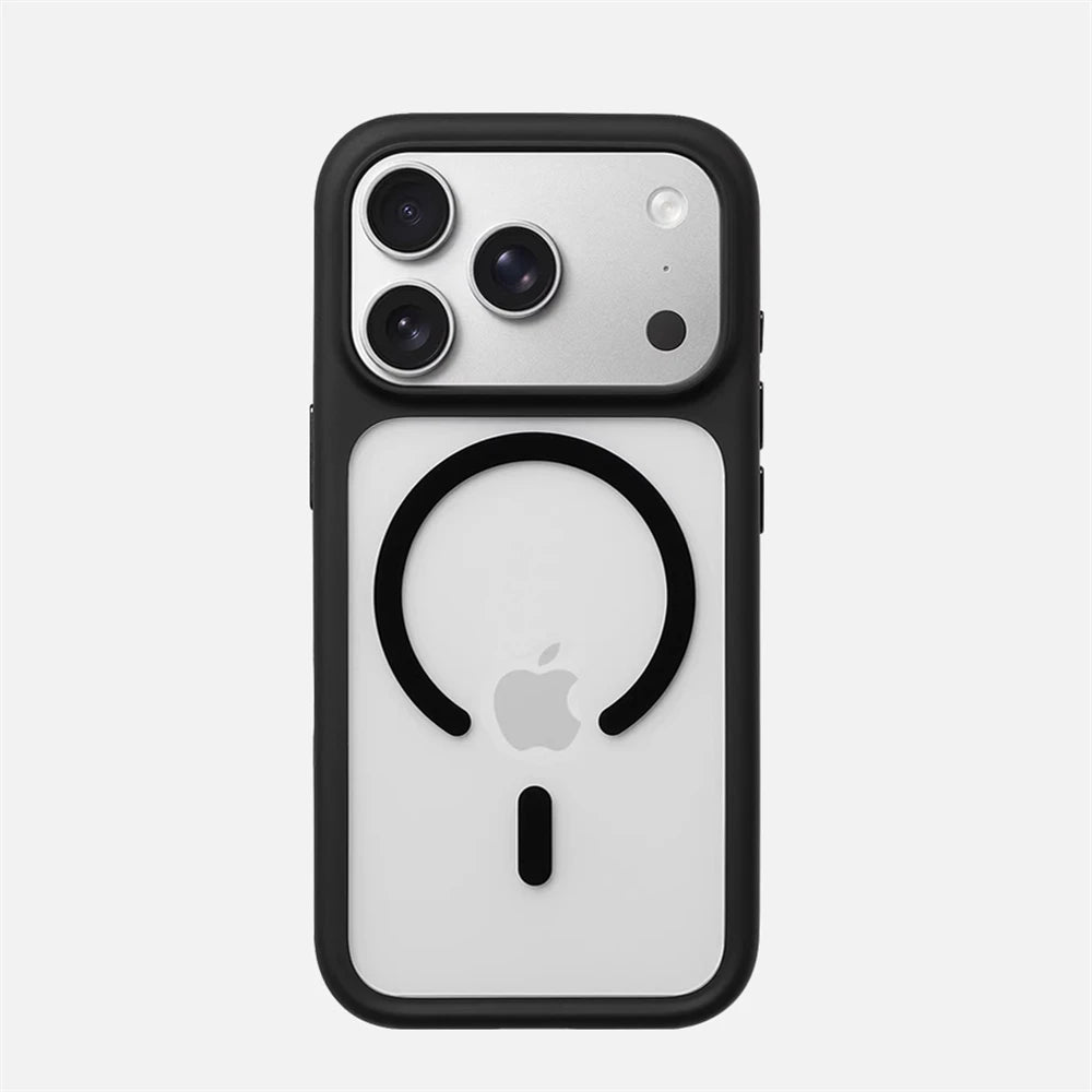 Luxury Transparent Hard Shell MagSafe Case for iPhone 17 Series