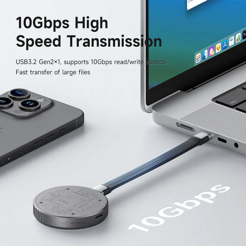 Hagibis MC100 Pro USB-C 3.2 Gen2 Magnetic SSD Enclosure
