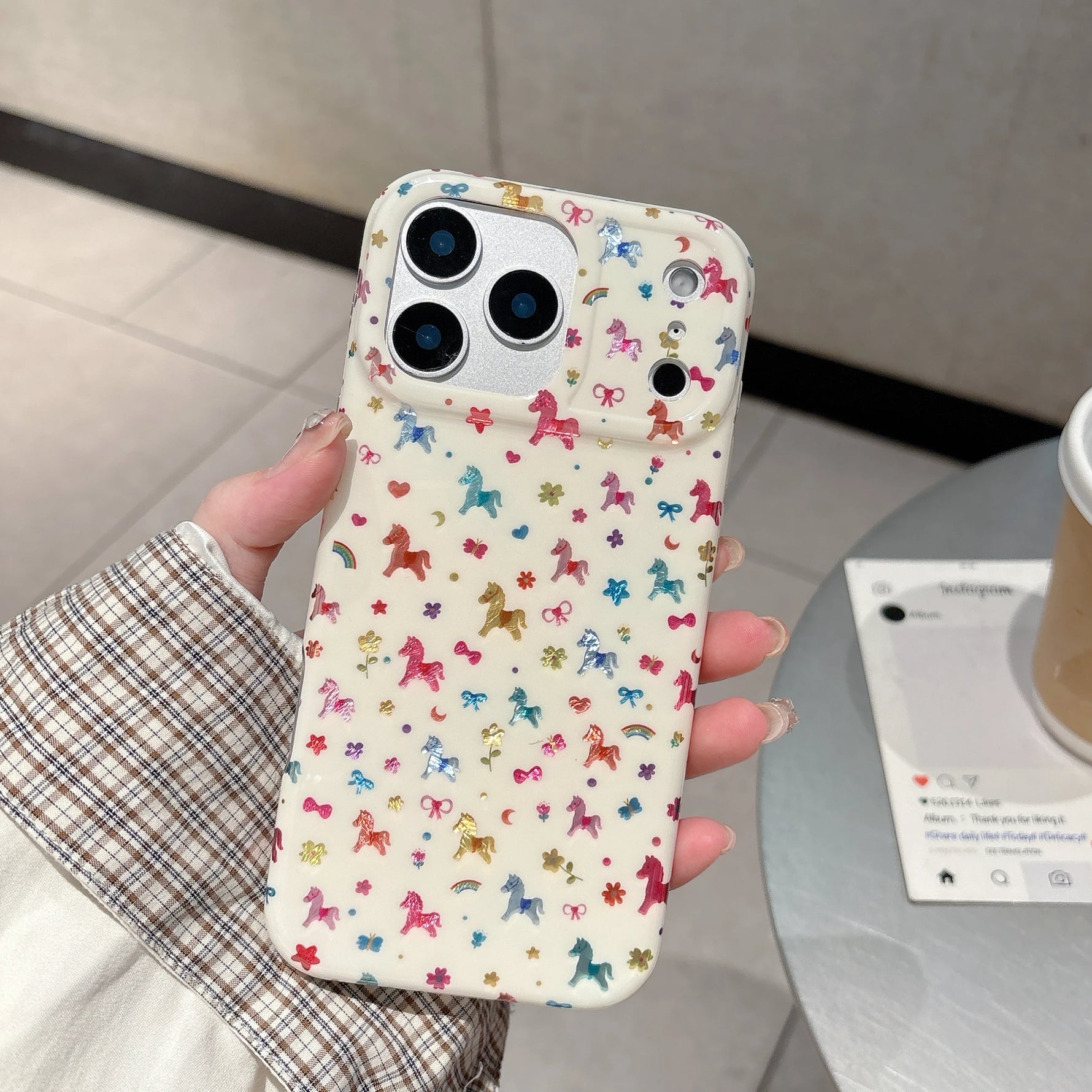 Cute Colorful Pony Pattern Shockproof Case for iPhone 17 Series