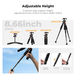 K&F Concept 21.6" Mini Desk Tripod with Ball Head