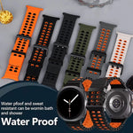 Perforated Silicone Watch Band with One-Click Installation for Samsung Galaxy Watch 9
