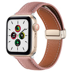 Premium Leather Bracelet Strap for Apple Watch