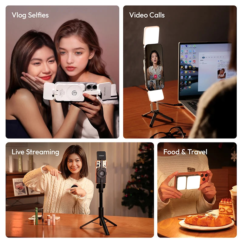 Ulanzi GL01 GlowUp Magnetic Dual-Sided Selfie Fill Light