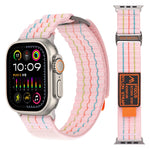 Quilted Nylon Trail Loop Band with Velcro Closure for Apple Watch