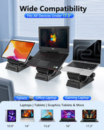 0–53° Angle Adjustment Laptop Stand