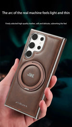 Shockproof Magnetic Leather Case with Kickstand for Samsung Galaxy S24 Series