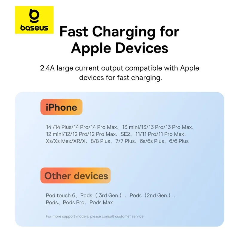 Baseus O℃ Series PD 20W Fast Charging Ligthning Cable
