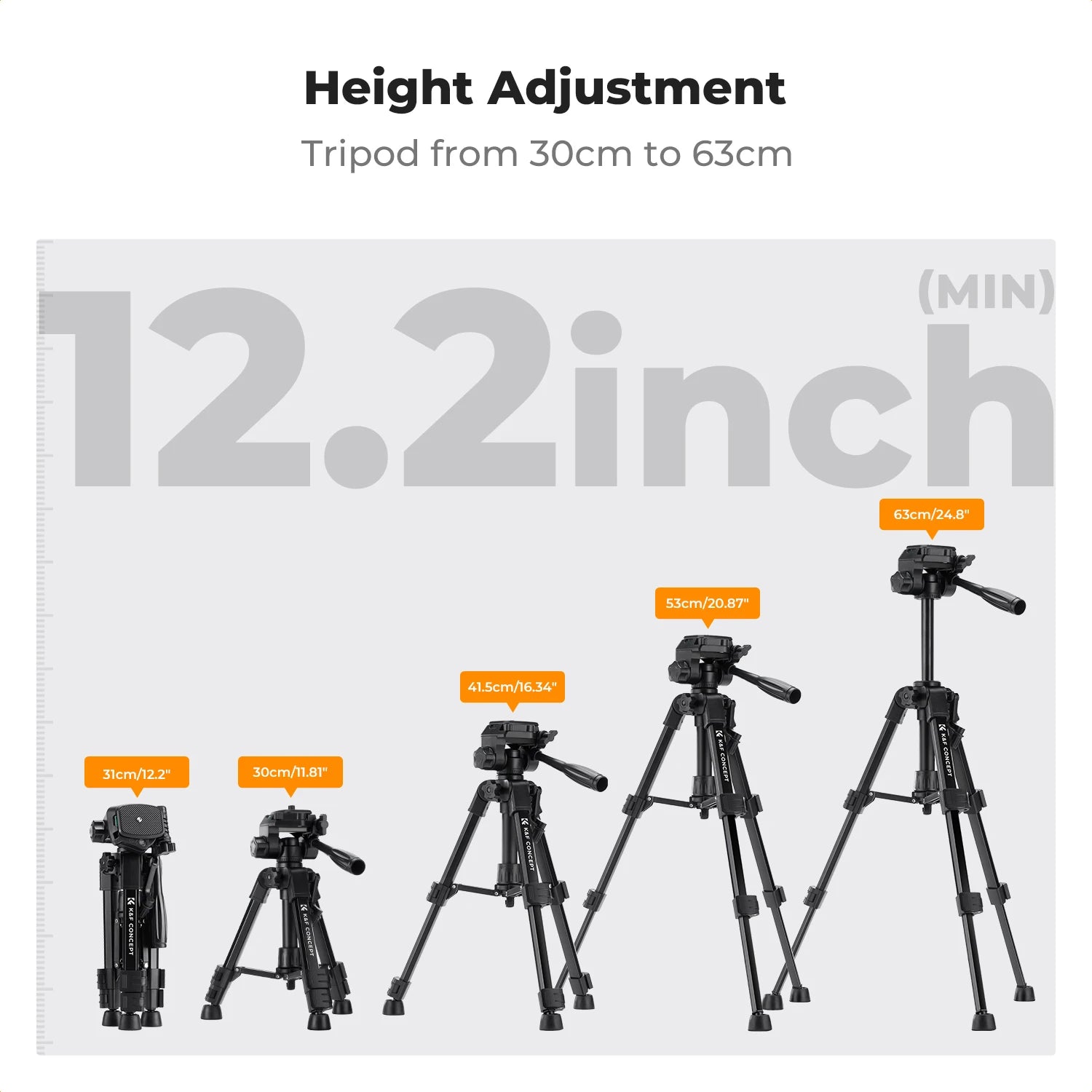 K&F Concept Compact Desk Tripod with Remote