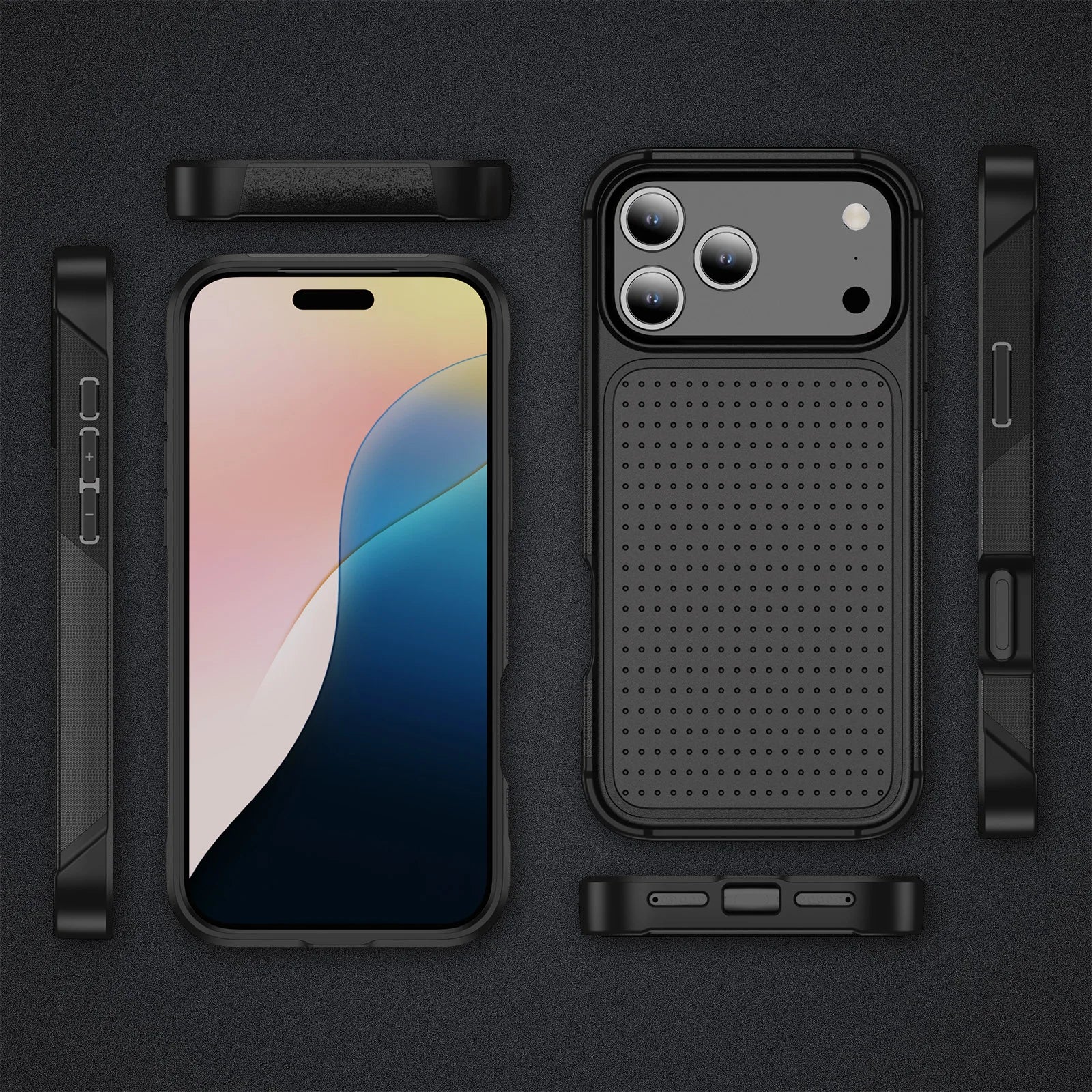 Heavy-Duty Shockproof Protective Case for iPhone 17 Series