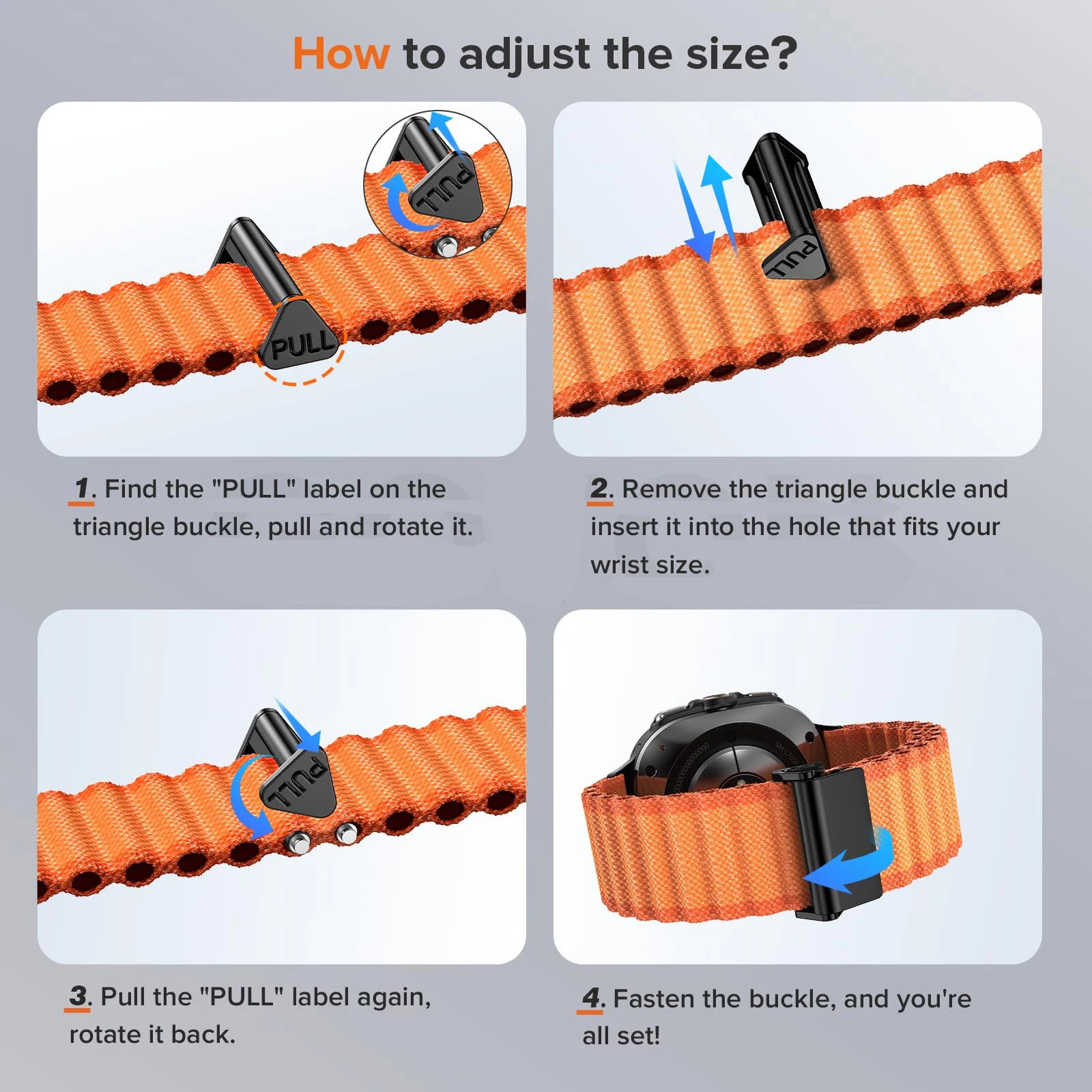 Trail Nylon Strap for Samsung Galaxy Watch Ultra and Samsung Galaxy Watch Ultra (2025)