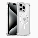 Shockproof Armor Transparent MagSafe Case for iPhone 15 Series