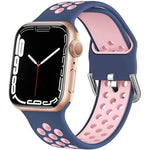 Two Tone Silicone Sport Strap for Apple Watch