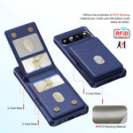Premium Magnetic Leather Case with Detachable Card Holder for Google Pixel 9 Series