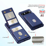 Premium Magnetic Leather Case with Detachable Card Holder for Google Pixel 10 Series