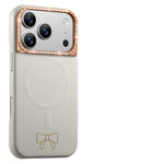 Bow Pattern MagSafe Case for iPhone 17 Series