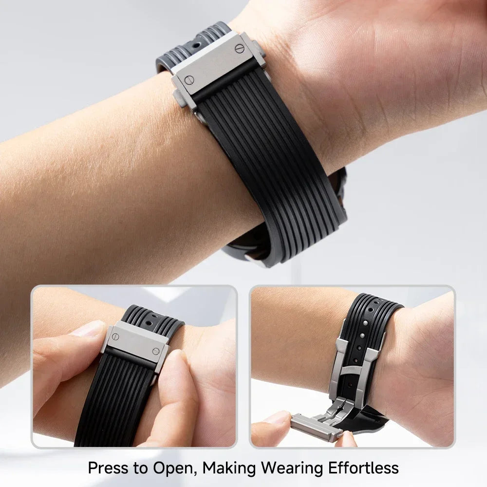 Sports Rubber Strap for Samsung Galaxy Watch Ultra and Samsung Galaxy Watch Ultra (2025)