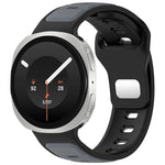 Dual-Color Perforated Sport Watch Band with Quick-Release Lugs for Samsung Galaxy Watch 9