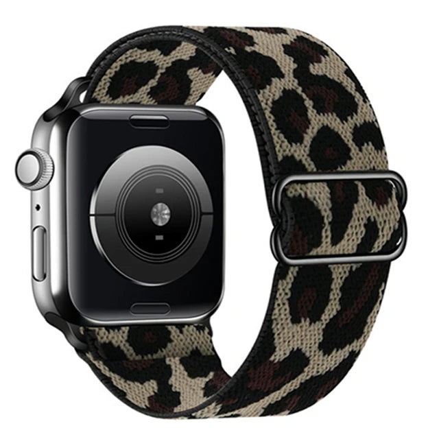 Soft Elastic Nylon Loop Strap for Apple Watch