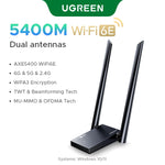 UGREEN AXE5400 WiFi 6E Tri-Band USB Adapter